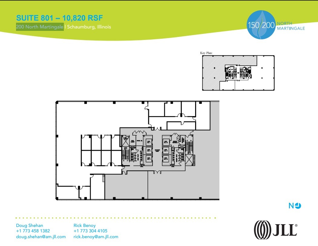 150 N Martingale Rd, Schaumburg, IL à louer Plan d’étage– Image 1 sur 1