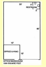 501 S Falkenburg Rd, Tampa, FL à louer Plan d’étage– Image 2 sur 8