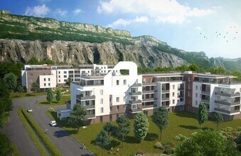Chemin Des Prêles, Meylan, ISE - Vue aérienne vue de carte