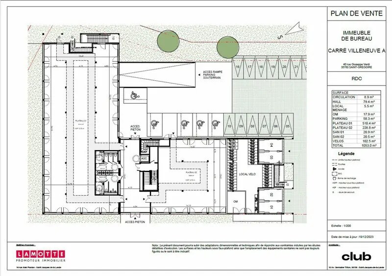 Bureau dans Saint-Grégoire à vendre - Plan d’étage – Image 3 sur 5