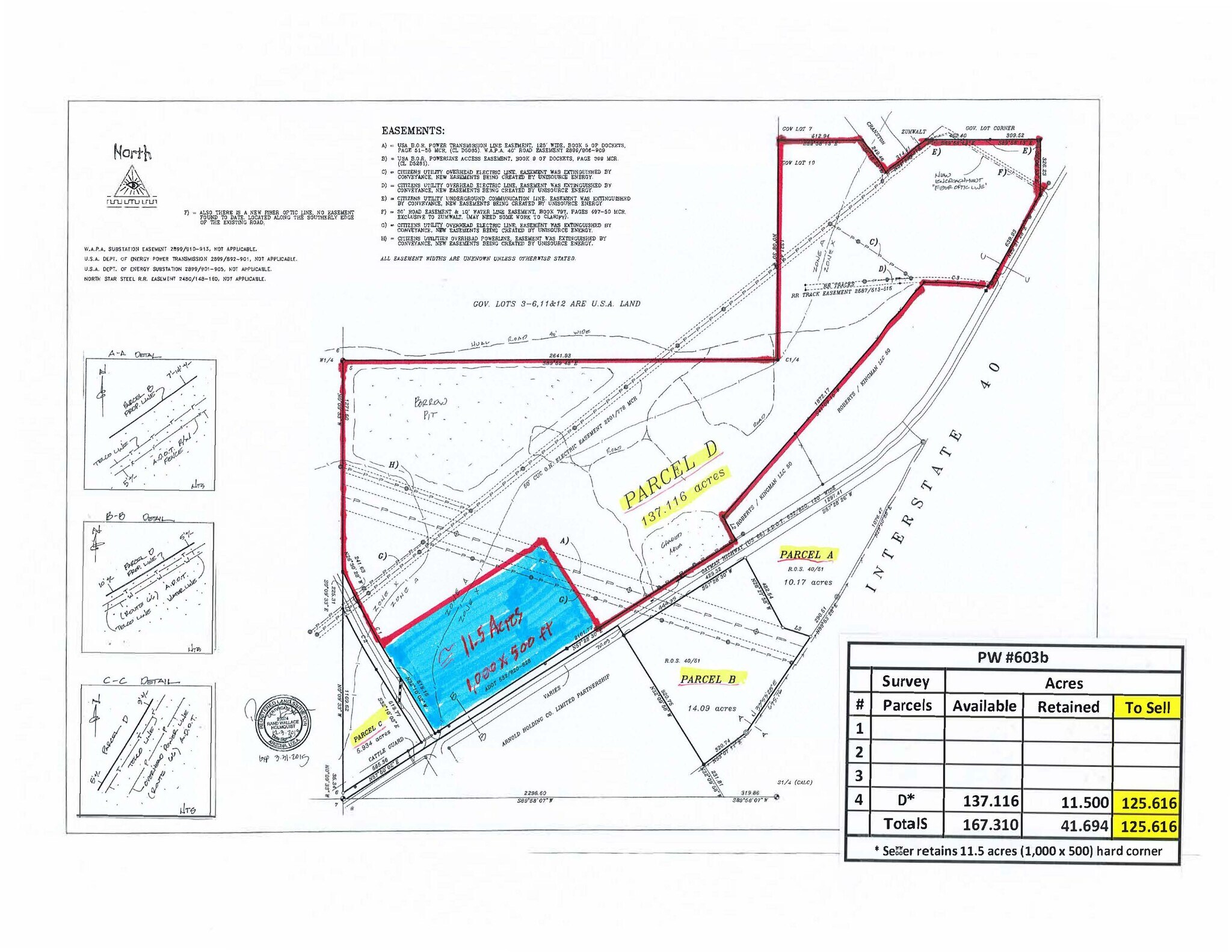 Shinarump Rd, Kingman, AZ à vendre Plan cadastral– Image 1 sur 4