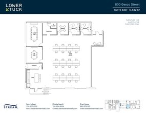 800 Gesco St, Charlotte, NC à louer Plan d’étage– Image 1 sur 1