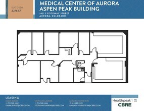 1411 S Potomac St, Aurora, CO à louer Plan d’étage– Image 1 sur 1