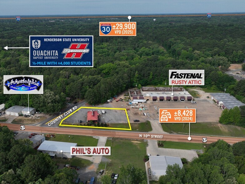 1201 N 10th St, Arkadelphia, AR à vendre - Photo de l’immeuble – Image 3 sur 9
