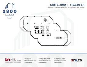 2800 N Central Ave, Phoenix, AZ à louer Plan d’étage– Image 1 sur 1