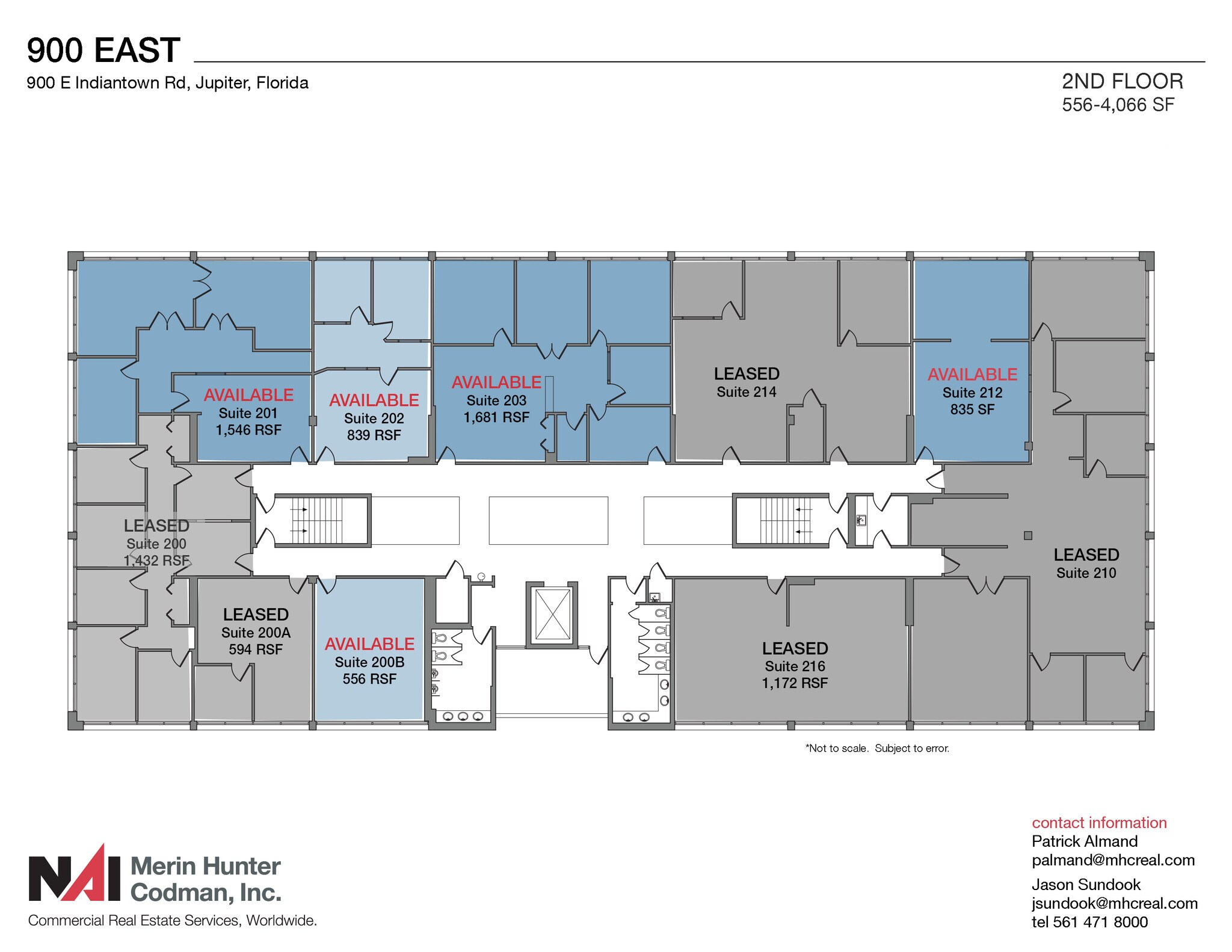 900 E Indiantown Rd, Jupiter, FL à louer Plan d’étage– Image 1 sur 3