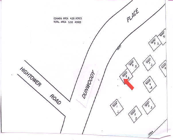 8395-8399 Dunwoody Pl, Atlanta, GA à vendre - Plan cadastral – Image 2 sur 7