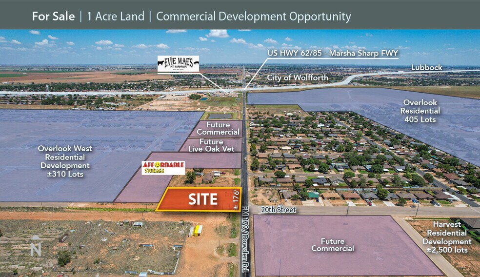 1902 Dowden Rd, Wolfforth, TX à vendre - Aérien – Image 2 sur 2