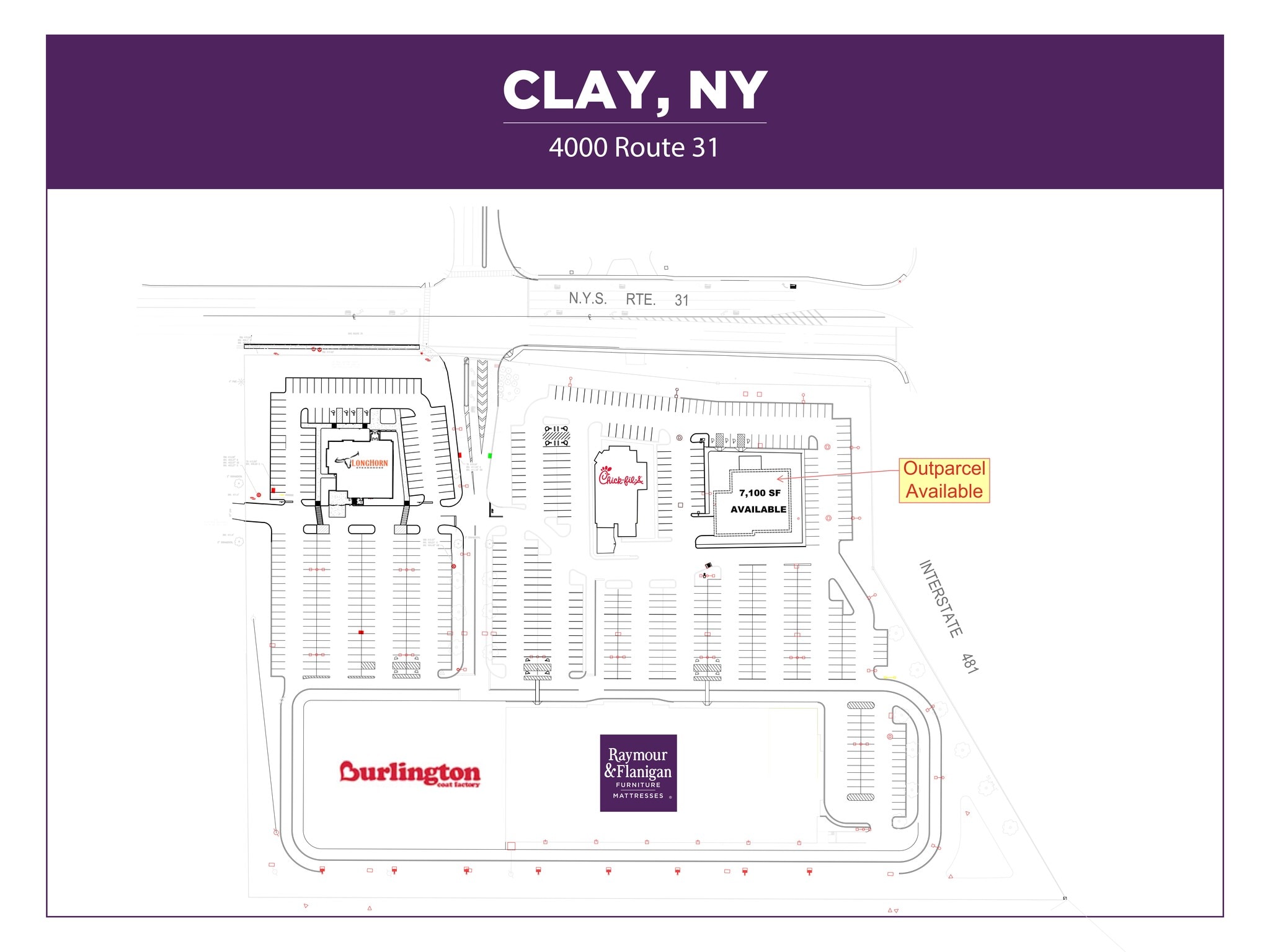 4036 State Route 31, Liverpool, NY à louer Plan de site– Image 1 sur 1