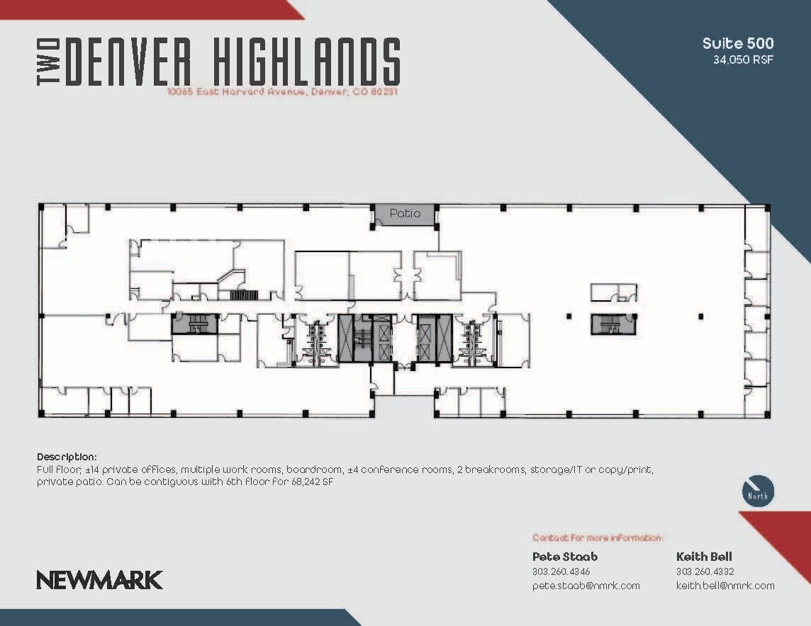 10375 E Harvard Ave, Denver, CO à louer Plan d’étage– Image 1 sur 1