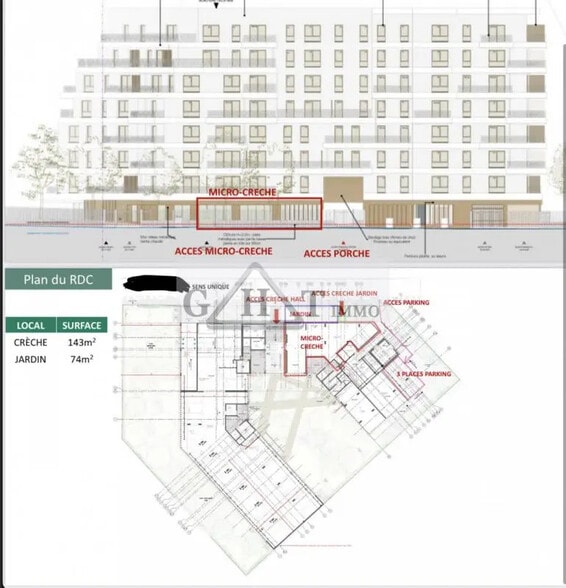 Local commercial dans Villeneuve-la-Garenne à vendre - Photo de l’immeuble – Image 1 sur 2