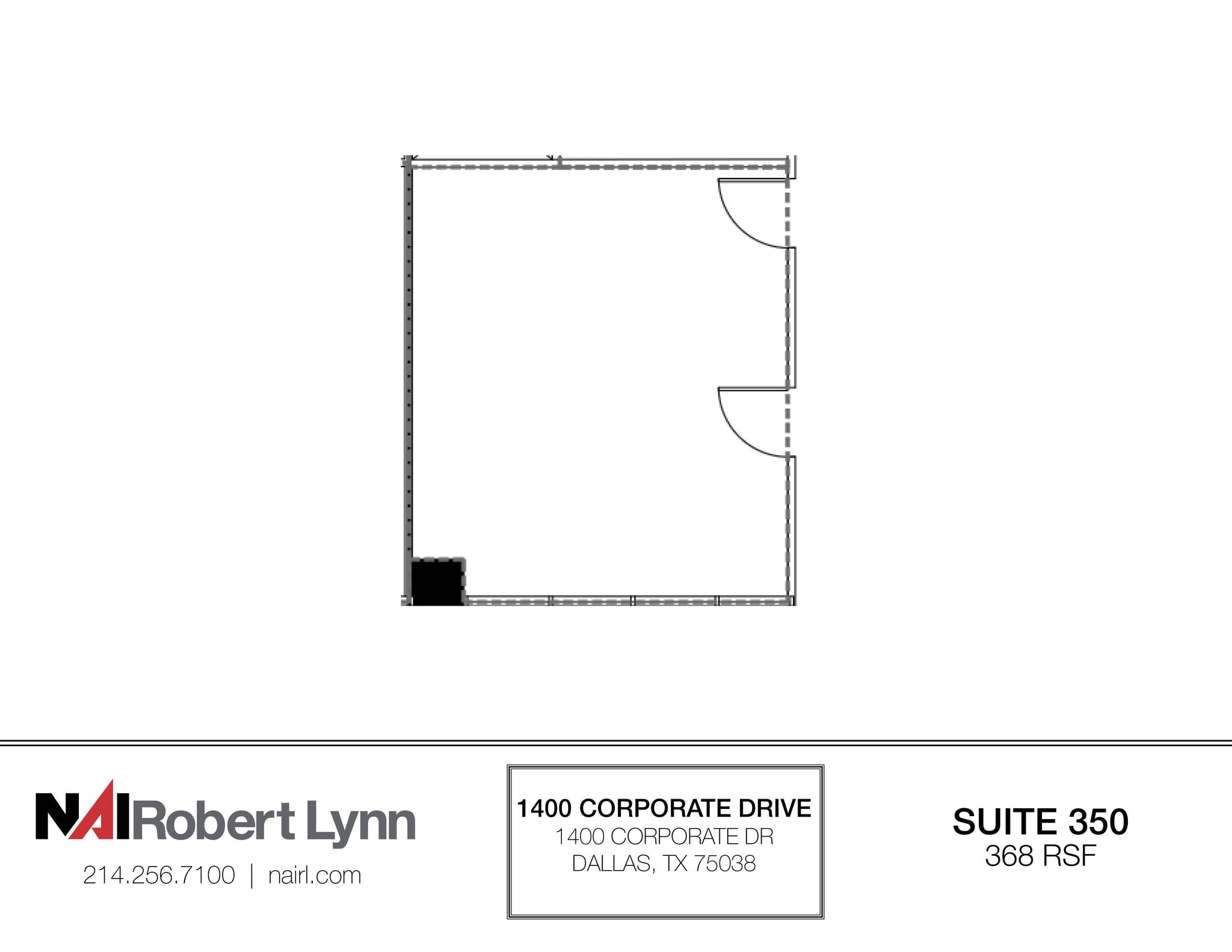 1400 Corporate Dr, Irving, TX à louer Plan d’étage– Image 1 sur 2