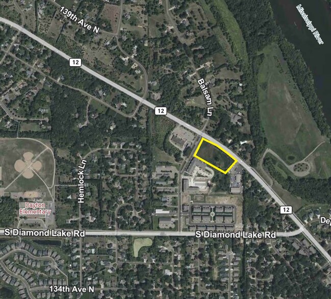 Dayton River Rd, Dayton, MN à vendre - Aérien – Image 2 sur 2