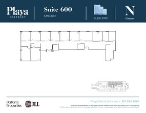 6100 Center Dr, Los Angeles, CA à louer Plan d’étage– Image 1 sur 1