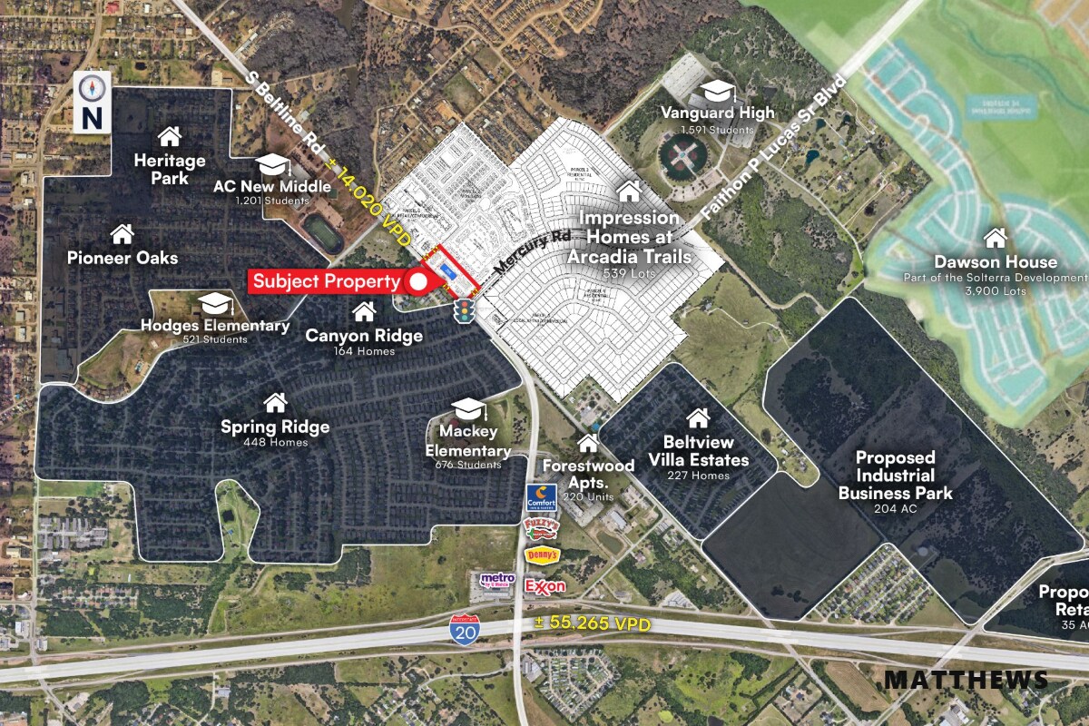 3811 S Belt Line Rd, Balch Springs, TX à louer Aérien– Image 1 sur 2