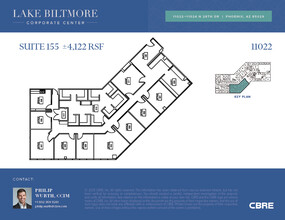 11022-11024 N 28th Dr, Phoenix, AZ à louer Plan d’étage– Image 1 sur 1