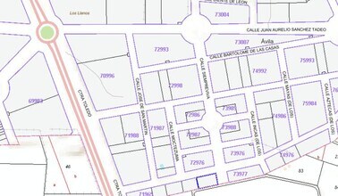 Calle Alonso Dávila, Ávila, AVI - VUE AÉRIENNE  vue de carte