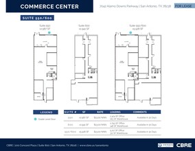 7042 Alamo Downs Pky, San Antonio, TX à louer Plan d’étage– Image 1 sur 1