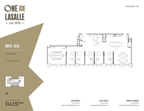 1 N La Salle St, Chicago, IL à louer Plan d’étage– Image 2 sur 5