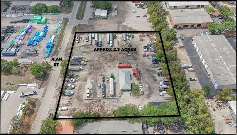 17174-17200 Jean St, Fort Myers, FL à louer - Plan de site – Image 2 sur 2