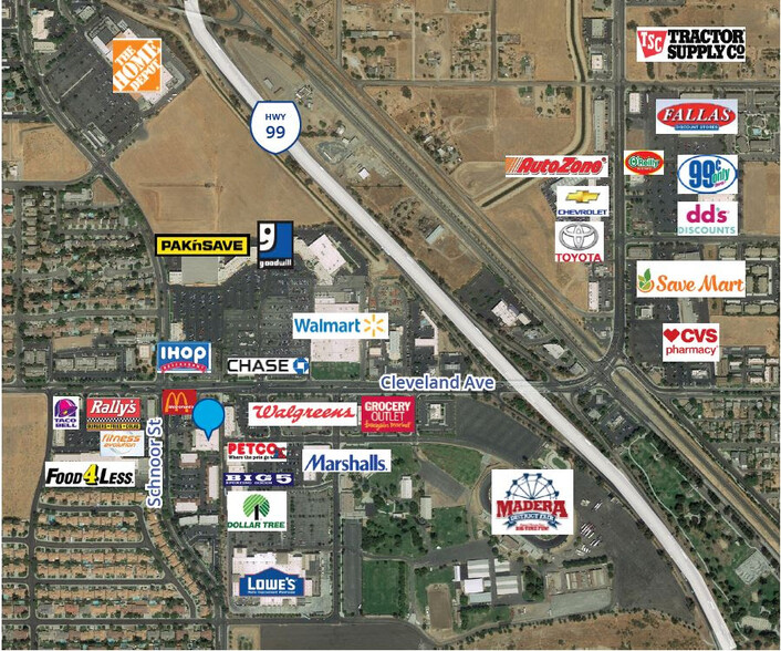 2220 W Cleveland Ave, Madera, CA à vendre - Photo de l’immeuble – Image 2 sur 20