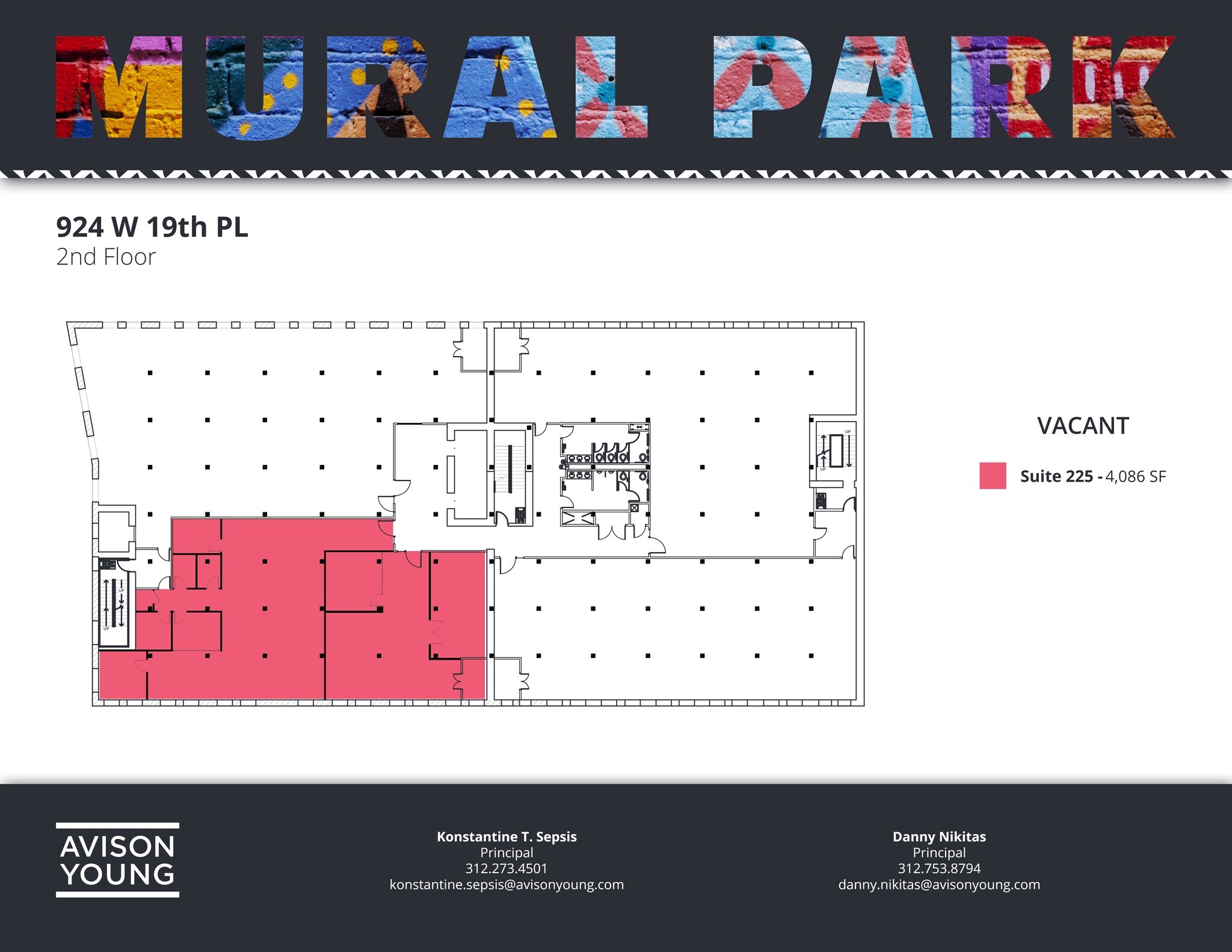 924 W 19th Pl, Chicago, IL à louer Plan de site– Image 1 sur 2