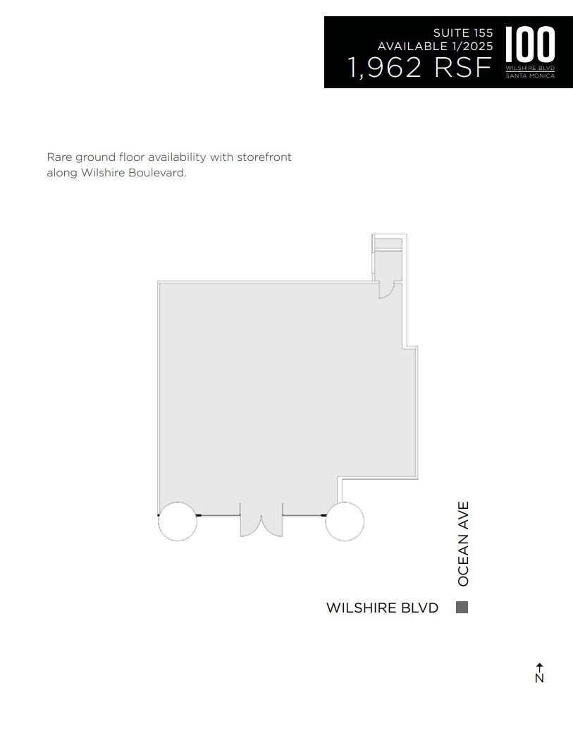 100 Wilshire Blvd, Santa Monica, CA à louer Plan d’étage– Image 1 sur 1
