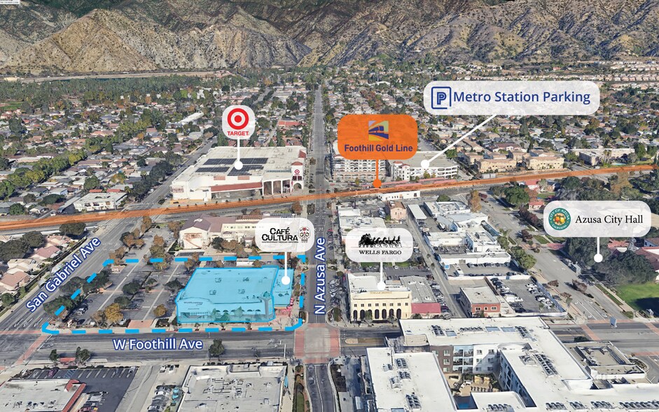 101 W Foothill Blvd, Azusa, CA à louer - Photo de l’immeuble – Image 2 sur 6