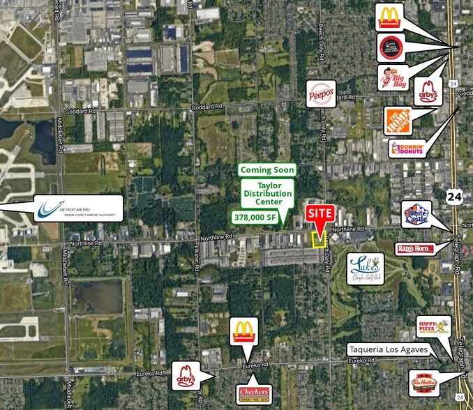 Northline Rd, Taylor, MI à vendre - Aérien – Image 2 sur 5