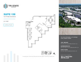 300 Tri State International, Lincolnshire, IL à louer Plan d’étage– Image 1 sur 1