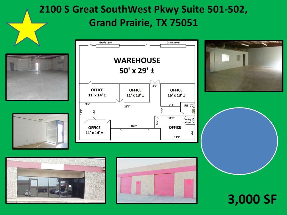 2100 S Great Southwest Pky, Grand Prairie, TX à louer Photo de l’immeuble– Image 1 sur 12