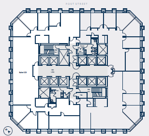1 Post St, San Francisco, CA à louer Plan d’étage– Image 1 sur 1