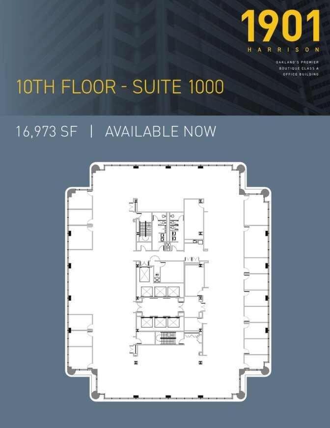 1901 Harrison St, Oakland, CA à louer Plan d’étage– Image 1 sur 1