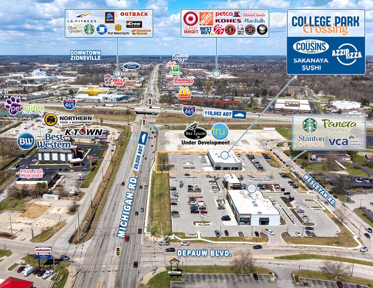9315-9321 Michigan Rd, Indianapolis, IN à vendre - Photo de l’immeuble – Image 3 sur 10