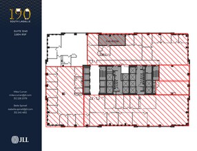 190 S La Salle St, Chicago, IL à louer Plan d’étage– Image 1 sur 1