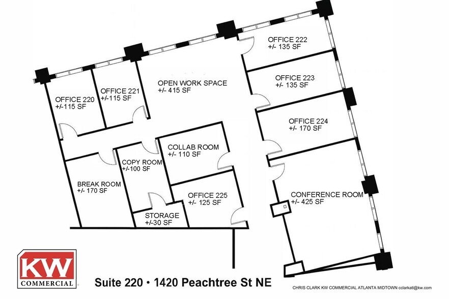 1420 Peachtree St NE, Atlanta, GA à louer - Photo de l’immeuble – Image 3 sur 19