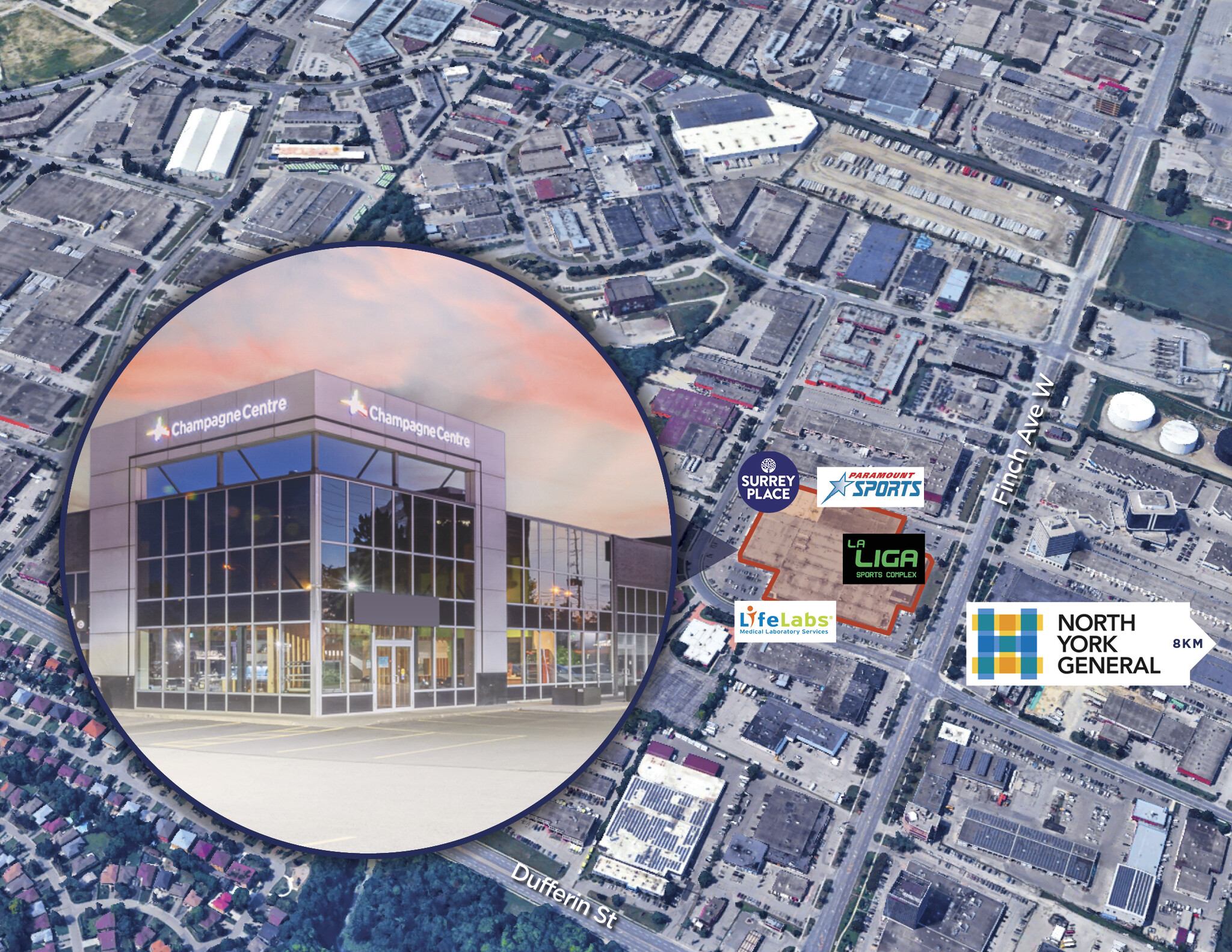 2 Champagne Dr, Toronto, ON à louer Photo principale– Image 1 sur 8