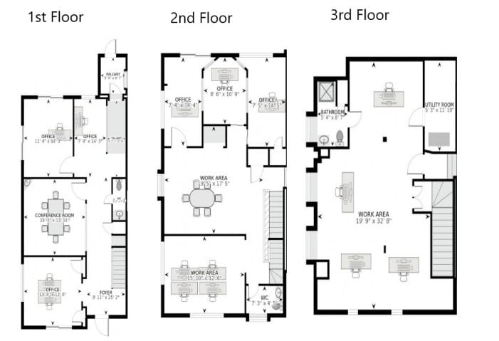 415 N Lee St, Alexandria, VA à louer Plan d’étage– Image 1 sur 1