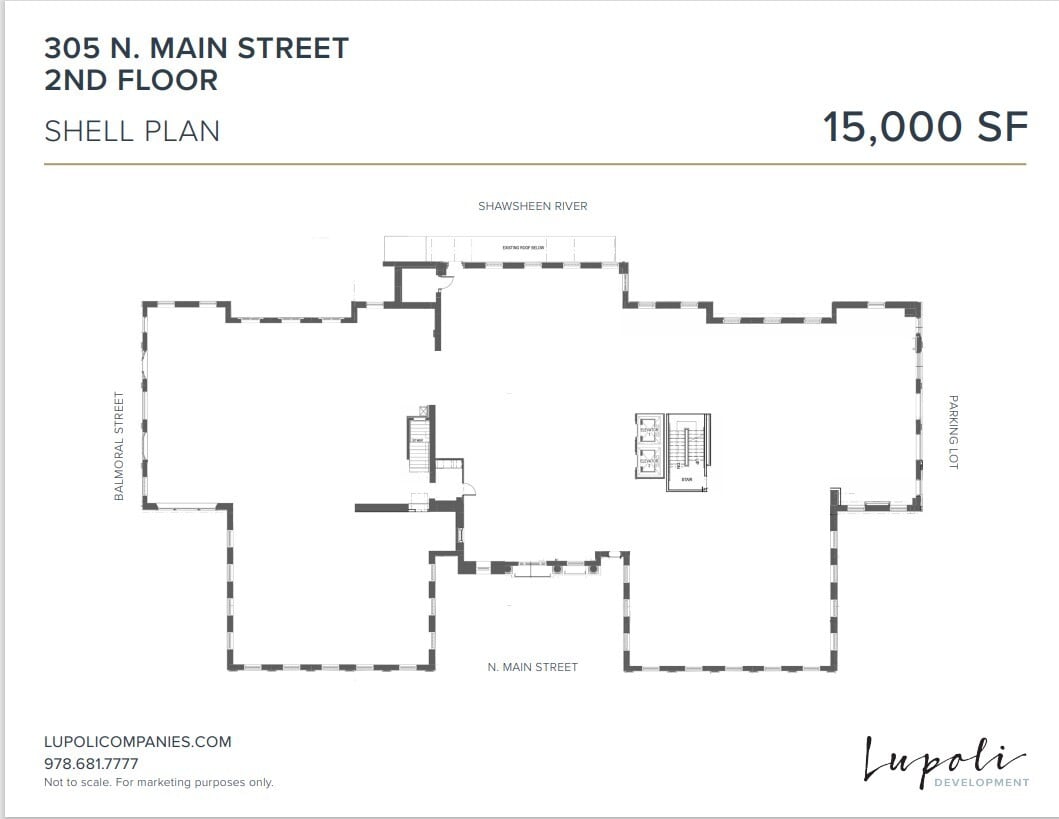 305 N Main St, Andover, MA à louer Plan d’étage– Image 1 sur 1