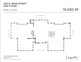 305 N Main St, Andover, MA à louer Plan d’étage– Image 1 sur 1