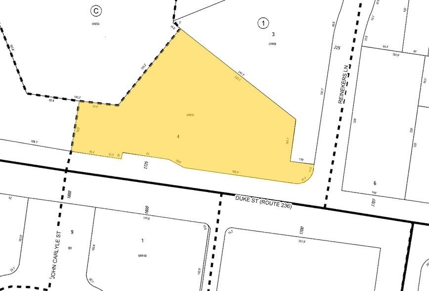 1725 Duke St, Alexandria, VA à louer - Plan cadastral – Image 2 sur 22