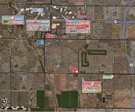 NWC Sossaman & Guadalupe Rd, Mesa, AZ - Vue aérienne vue de carte