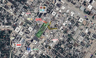 2607 Travis St, Houston, TX - Vue aérienne  vue de carte