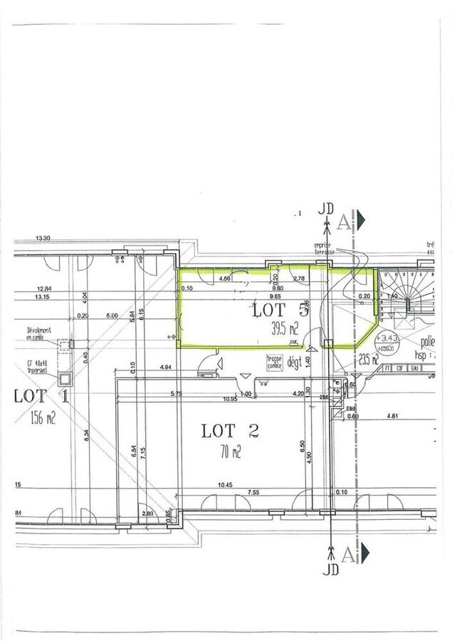 64 Allée De Bellefontaine, Toulouse, HG  31100 - Lot Bâtiment A -  - Plan d’étage - Image 1 of 3