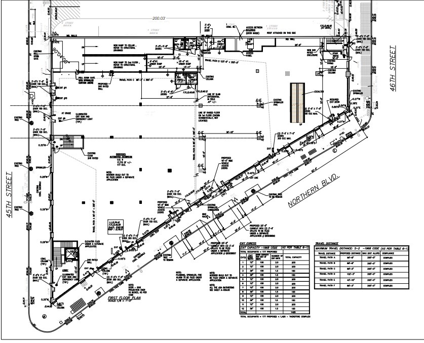 45-01 Northern Blvd, Long Island City, NY à louer Plan d’étage– Image 1 sur 1