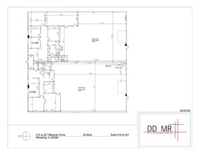 281-339 Messner Dr, Wheeling, IL à louer Plan de site– Image 1 sur 2