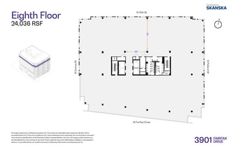 3901 N Fairfax Dr, Arlington, VA à louer Plan d’étage– Image 1 sur 4