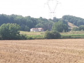 Champier - Vue aérienne vue de carte