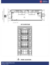 4853 N Western Ave, Chicago, IL à louer Plan de site– Image 1 sur 1