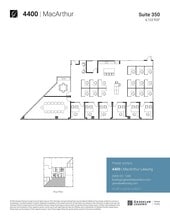 4400 MacArthur Blvd, Newport Beach, CA à louer Plan d’étage– Image 1 sur 6